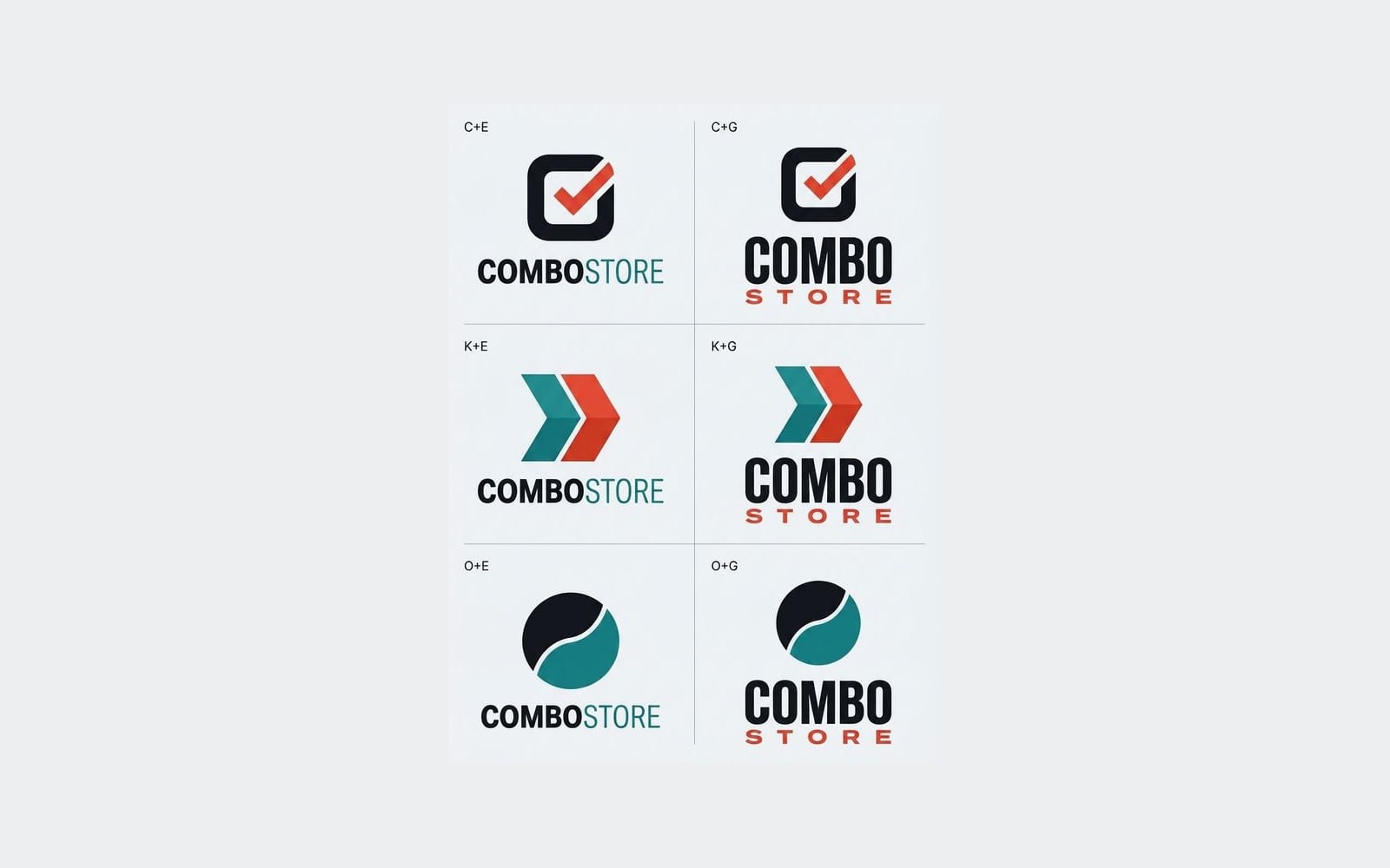 Propuestas de logo para ComboStore